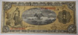 1915 Mexican Un Peso Banknote, Gobierno Provisional de MÃ©xico