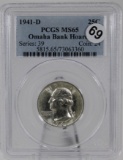 1941-D Washington Quarter in PCGS MS65 