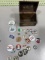 Political Campaign Buttons Collection, Reagan, Nixon, Eisenhower, several are reproduction