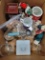 Coca-Cola Glass & Holiday-Themed Mugs, Mixed Household Items