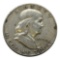1950 Franklin Half Dollar, 90% Silver Coin