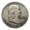 1954-D Franklin Half Dollar, 90% Silver Coin