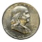1958-D Franklin Half Dollar, 90% Silver Coin