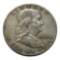 1960 Franklin Half Dollar, 90% Silver Coin