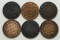 6- Large Canada Cents, 1881H, 1882H, 1884, 1886, 1887, 1888, sells times the money