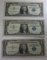 3- 1957 Silver Certificates, 1957, 1957A, 1957B, sells times the money