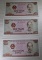 3- Vietnam 200 Dong Banknotes, w/ sequential serial numbers, sells times the money