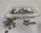 Approx 70 or more Buffalo Nickels, small right pile- weak date, large pile- NO DATE, rest have dates