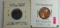 Pair of Souvenir Coin Show Flips with US Cents