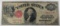 1917 $1 United States Note, Red Seal, Washington Portrait, Large Size