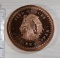 5 Ounce .999 Fine Copper Round, Native American and Aztec Calendar Design