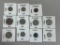 World Coins -Denmark  lot of 11 coins range 1957 - 1987
