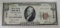 1929 $10 National Currency Banknote, The Old Citizens National Bank Zanesville Ohio