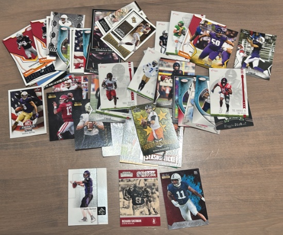 50 College Football Cards Including Andy Dalton, Richard Sherman, And Micah Parsons