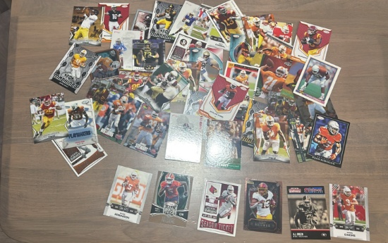 50 College Football Cards Including AJ Green, Tee Higgins Rookie Card And Bijan Robinson Robinson