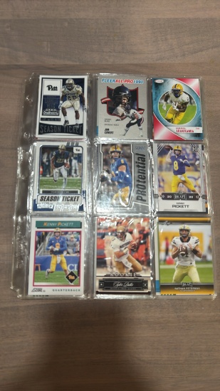 54 Pitts College Football Cards Including Darrelle Revis And Tyler Boyd