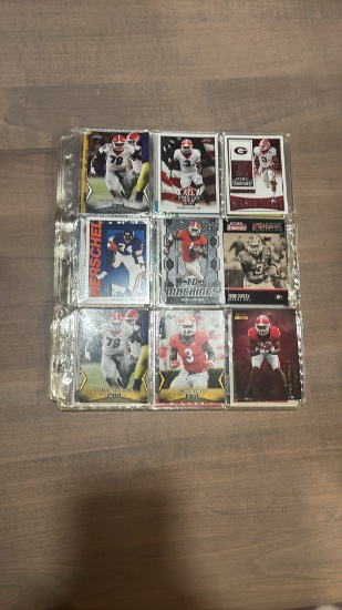 66 Georgia College Football Cards Including Todd Gurley And Roqaun Smith