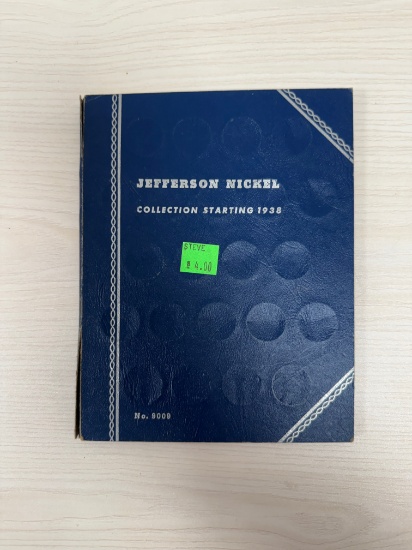 JEFFERSON NICKEL FOLDER W/ ASST NICKELS, SEE PICS