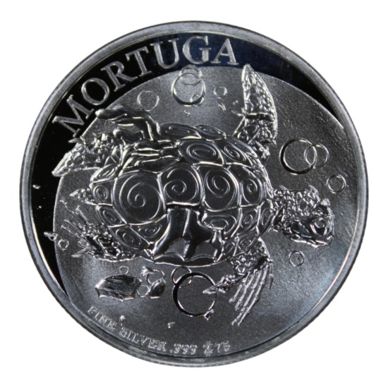 Zombucks Morguga Silver Coin, .999 Fine Silver, 1 oz