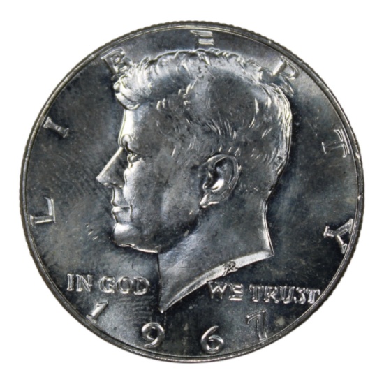 1967 Kennedy Half Dollar, 40% Silver