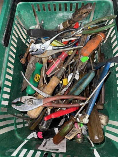Mixed Hand Tools Set, Pliers, Screwdrivers, Wrenches, Approx. 30-40 Pieces