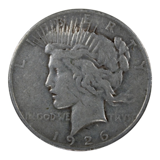 1926 Peace Silver Dollar, United States Mint, 90% Silver