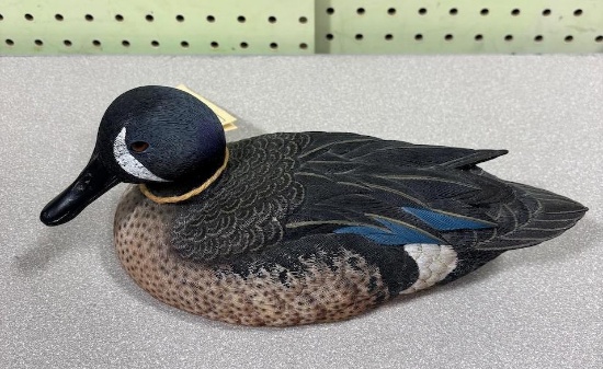 Duck Decoy by Jules A. Bouillett - Blue Winged Teal