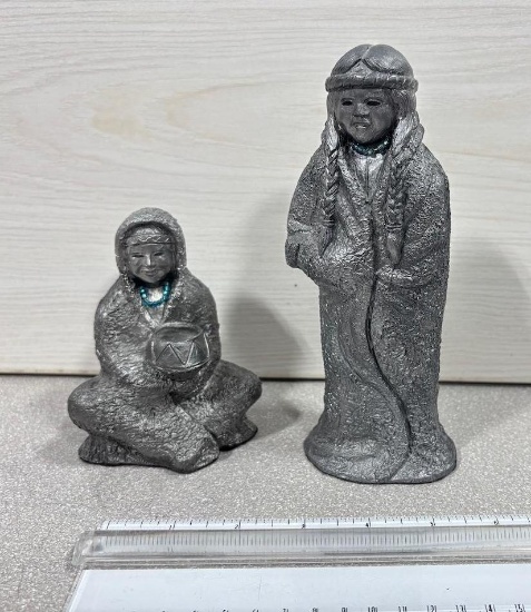 Indian Women (2 in lot) Tallest 6 1/2" Ricker 1991 #142, #258