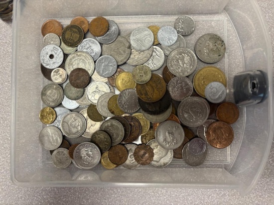 1 Pound of asst. foreign coins