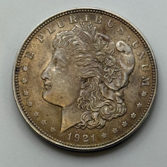 1921 Morgan Silver Dollar, 90% silver