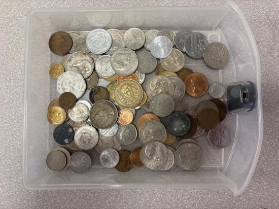 1 Pound of asst. foreign coins