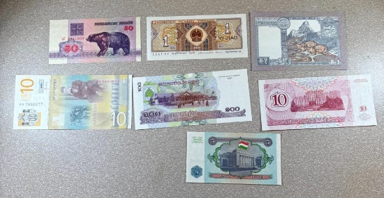 Collection of International Banknotes, various countries sells times the money