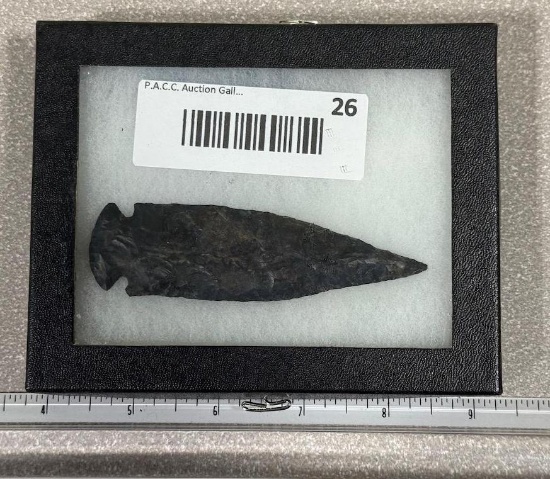 Arrowheads and Artifacts - Dovetail made from Coshocton Flint 3 3/4"