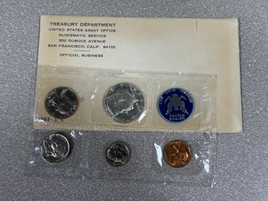 1965 U.S. Special Mint Coin Set, Treasury Department Packaging