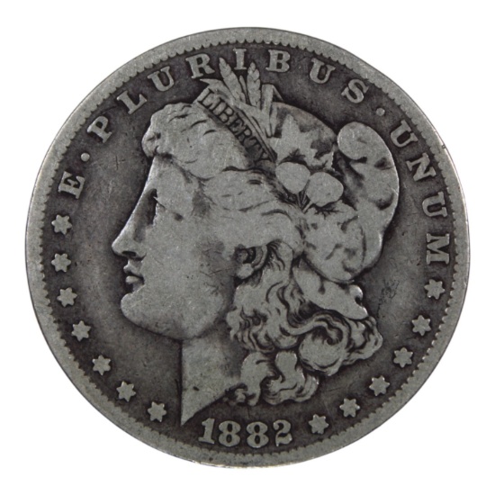 1882-O Morgan Silver Dollar, 90% silver