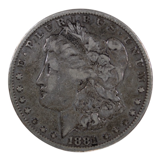 1881 Morgan Silver Dollar, 90% silver