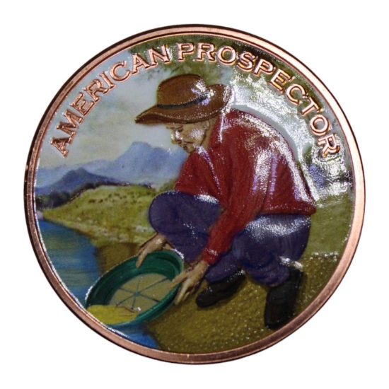 1 AVDP Ounce .999 Fine Copper Commemorative Round
