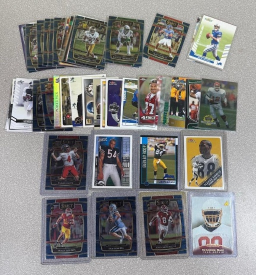 Football 50 + card lot rookies past and present