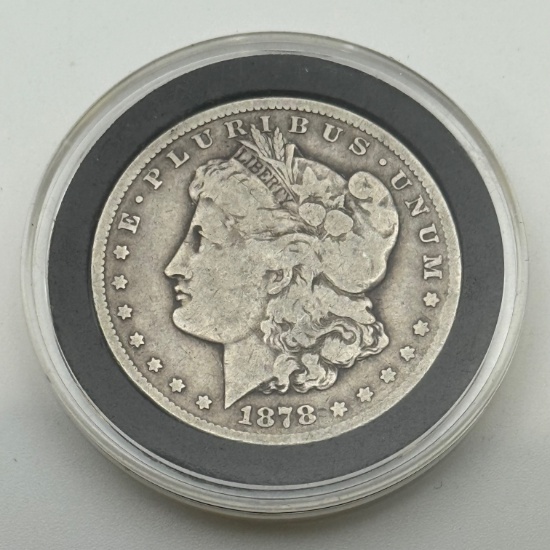 1878-CC Morgan Dollar, One Dollar Coin, United States