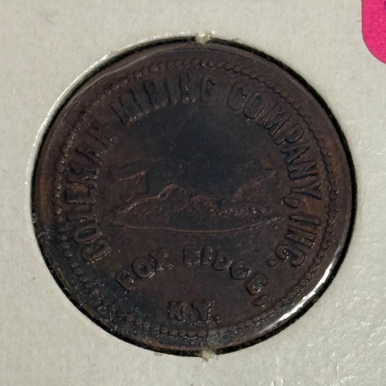 Colefan Mining Co. 5Â¢ Token, Fox Ridge KY, Early 20th Century
