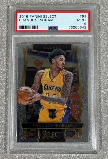 Brandon Ingram RC Panini PSA 9 Lakers