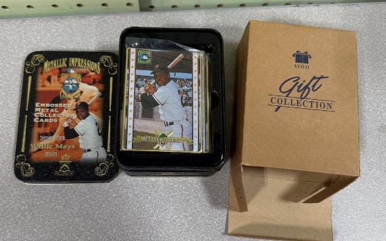 Willie Mays Collection NIB set of 5 produced by Avon hard to find
