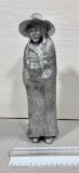 Indian Woman with Pottery Pewter Ricker 1990 #288 10 1/2