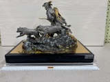 Indian Hunter w/ Wolves Ricker 1996 290/ 550 HEAVY Base 15