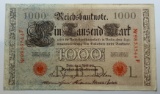 German 1000 Mark Banknote, 1910