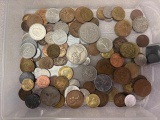 1 Pound of asst. foreign coins
