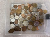 1 Pound of asst. foreign coins