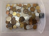 1 Pound of asst. foreign coins