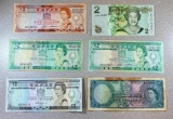 6- Fijian Banknotes Collection, 5 Dollars to 5 Shillings, sells times the money