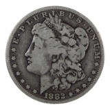 1882-O Morgan Silver Dollar, 90% silver